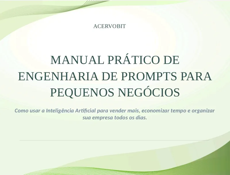 Engenharia de Prompts para Pequenos Negócios