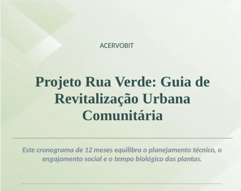 Projeto Rua Verde